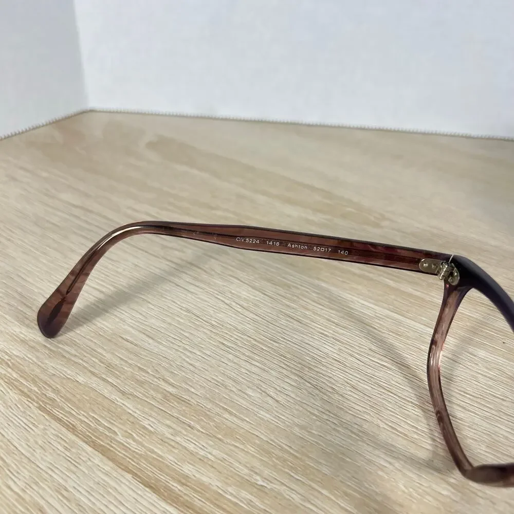 Oliver Peoples OV5224 1418 Ashton Eyeglasses Pink Translucent Frames 52-17-140